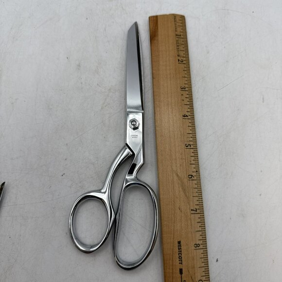 Gingher Scissors Dressmaker's Shear Chrome Right Handed 7 And 8 1/2 Inch - Picture 14 of 14